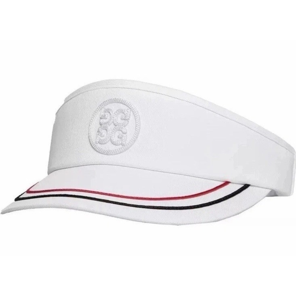 G/FORE Adult ChainStitch Circle G's Soutache Twill Golf Visor O/S Adjustable